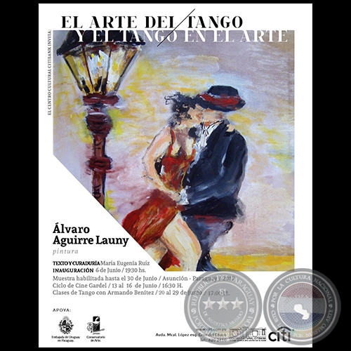 El Arte del Tango y el Tango en el Arte - Texto y Curadura de Mara Eugenia Ruz - Martes 6 de Junio de 2017